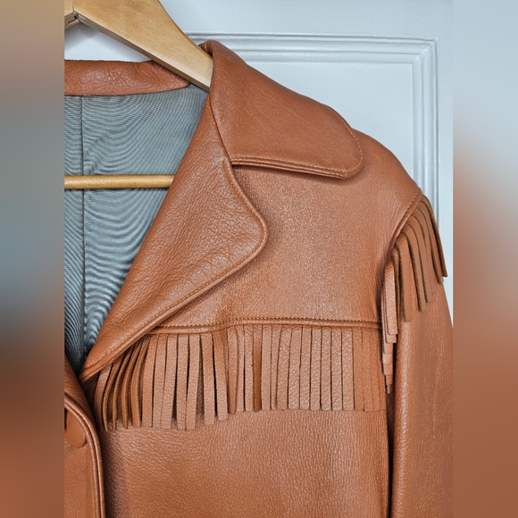 VTG 60s Deerskin Fringe Jacket - Picture 8 of 16